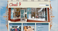 Desktop Screenshot of cloud9dayspa.com
